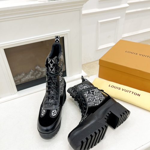 Replica Louis Vuitton Boots For Women #1267233 $98.00 USD for Wholesale