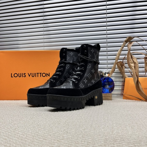 Replica Louis Vuitton Boots For Women #1267249 $105.00 USD for Wholesale