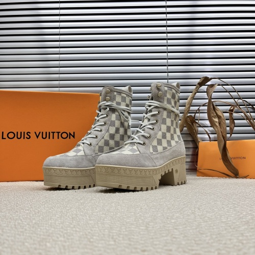 Replica Louis Vuitton Boots For Women #1267254 $105.00 USD for Wholesale