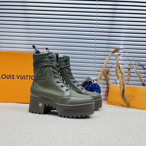 Louis Vuitton Boots For Women #1267255 $105.00 USD, Wholesale Replica Louis Vuitton Boots