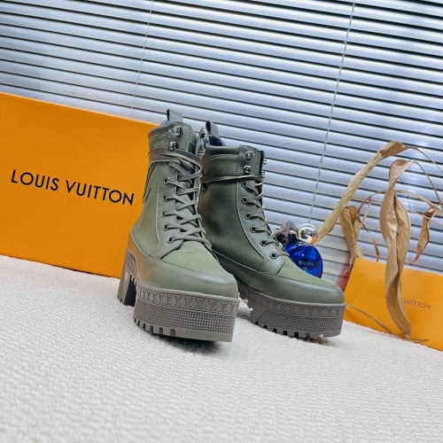 Replica Louis Vuitton Boots For Women #1267255 $105.00 USD for Wholesale