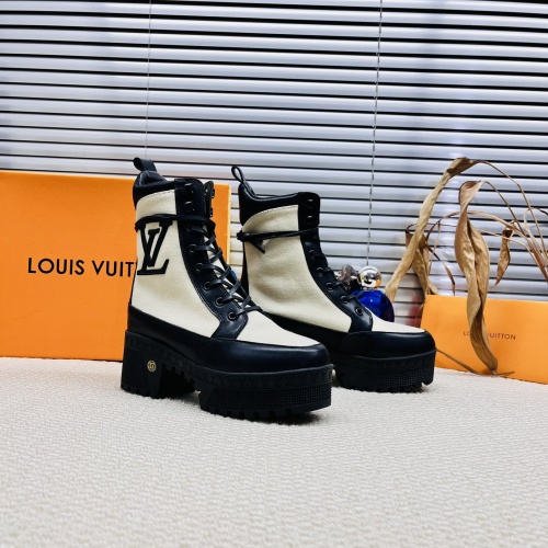 Louis Vuitton Boots For Women #1267258 $105.00 USD, Wholesale Replica Louis Vuitton Boots