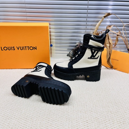 Replica Louis Vuitton Boots For Women #1267258 $105.00 USD for Wholesale