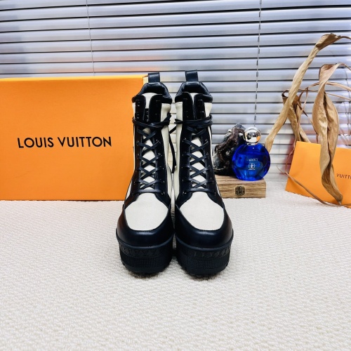 Replica Louis Vuitton Boots For Women #1267258 $105.00 USD for Wholesale