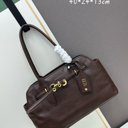 MIU MIU AAA Quality Shoulder Bags For Women #1267278 $96.00 USD, Wholesale Replica MIU MIU AAA Quality Shoulder Bags