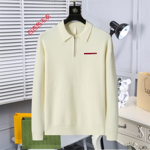 Prada Sweater Long Sleeved For Men #1267450 $52.00 USD, Wholesale Replica Prada Sweater