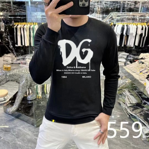 Dolce &amp; Gabbana D&amp;G Hoodies Long Sleeved For Men #1267503 $48.00 USD, Wholesale Replica Dolce &amp; Gabbana D&amp;G Hoodies