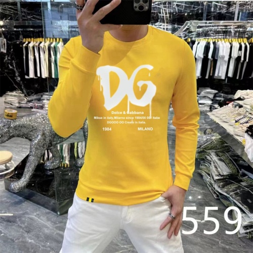 Dolce &amp; Gabbana D&amp;G Hoodies Long Sleeved For Men #1267506 $48.00 USD, Wholesale Replica Dolce &amp; Gabbana D&amp;G Hoodies