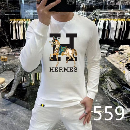 Hermes Hoodies Long Sleeved For Men #1267508 $48.00 USD, Wholesale Replica Hermes Hoodies