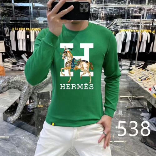 Hermes Hoodies Long Sleeved For Men #1267511 $48.00 USD, Wholesale Replica Hermes Hoodies