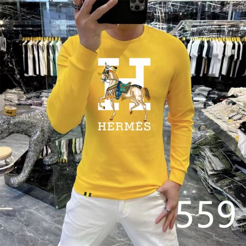 Hermes Hoodies Long Sleeved For Men #1267512 $48.00 USD, Wholesale Replica Hermes Hoodies