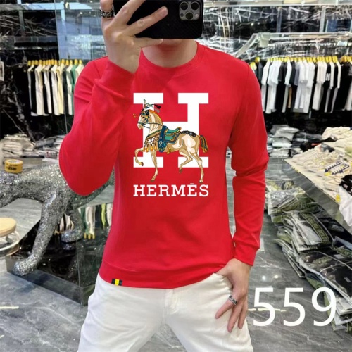 Hermes Hoodies Long Sleeved For Men #1267513 $48.00 USD, Wholesale Replica Hermes Hoodies