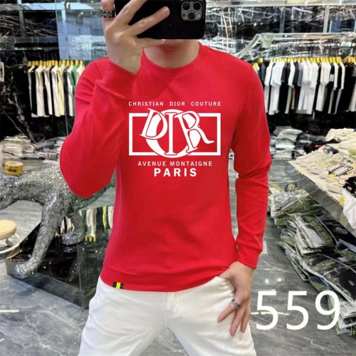 Christian Dior Hoodies Long Sleeved For Men #1267529 $48.00 USD, Wholesale Replica Christian Dior Hoodies