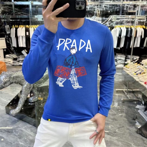 Prada Hoodies Long Sleeved For Men #1267545 $48.00 USD, Wholesale Replica Prada Hoodies