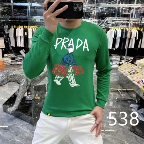 Prada Hoodies Long Sleeved For Men #1267546 $48.00 USD, Wholesale Replica Prada Hoodies