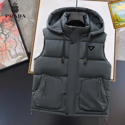 Prada Jackets Sleeveless For Men #1267627 $56.00 USD, Wholesale Replica Prada Jackets