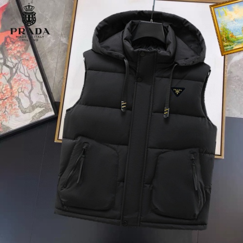 Prada Jackets Sleeveless For Men #1267628 $56.00 USD, Wholesale Replica Prada Jackets