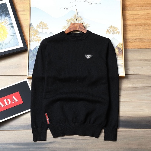 Prada Sweater Long Sleeved For Men #1267724 $48.00 USD, Wholesale Replica Prada Sweater