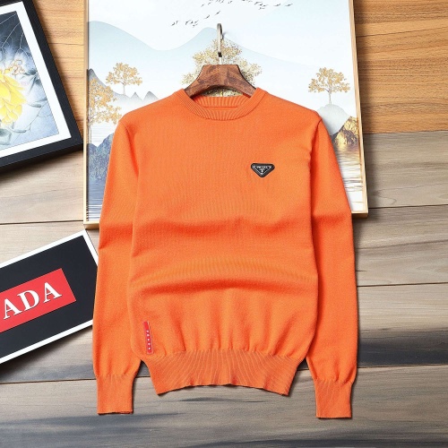 Prada Sweater Long Sleeved For Men #1267725 $48.00 USD, Wholesale Replica Prada Sweater