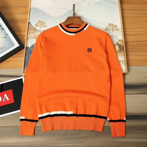 Hermes Sweaters Long Sleeved For Men #1267734 $56.00 USD, Wholesale Replica Hermes Sweaters