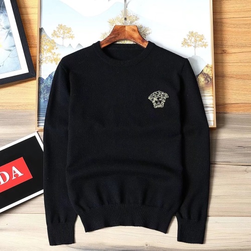 Versace Sweaters Long Sleeved For Men #1267737 $42.00 USD, Wholesale Replica Versace Sweaters