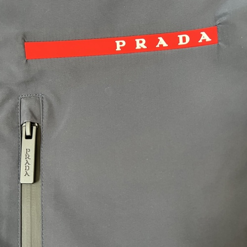 Replica Prada Down Feather Coat Long Sleeved For Men #1267746 $185.00 USD for Wholesale