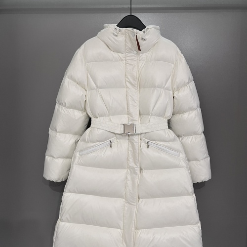 Moncler Down Feather Coat Long Sleeved For Women #1267756 $235.00 USD, Wholesale Replica Moncler Down Feather Coat