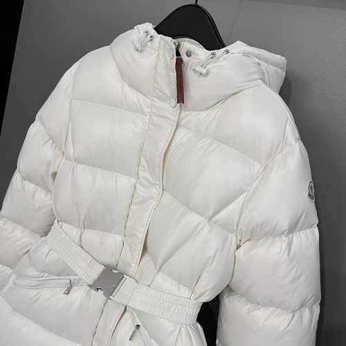 Replica Moncler Down Feather Coat Long Sleeved For Women #1267756 $235.00 USD for Wholesale