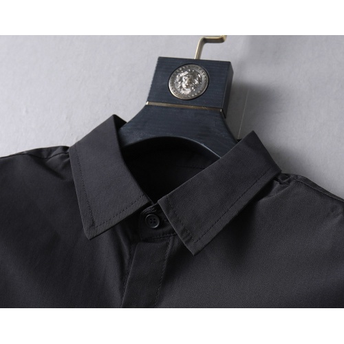 Replica Hermes Shirts Long Sleeved For Men #1267762 $40.00 USD for Wholesale