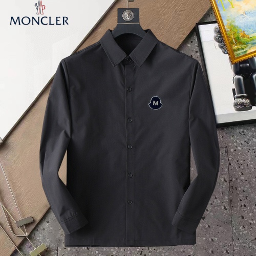 Moncler Shirts Long Sleeved For Men #1267764 $40.00 USD, Wholesale Replica Moncler Shirts