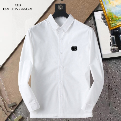 Balenciaga Shirts Long Sleeved For Men #1267772 $40.00 USD, Wholesale Replica Balenciaga Shirts