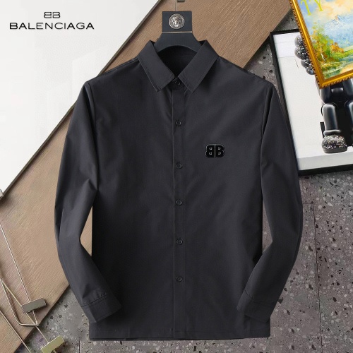 Balenciaga Shirts Long Sleeved For Men #1267773 $40.00 USD, Wholesale Replica Balenciaga Shirts