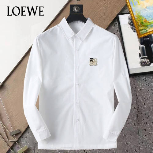 LOEWE Shirts Long Sleeved For Men #1267776 $40.00 USD, Wholesale Replica LOEWE Shirts