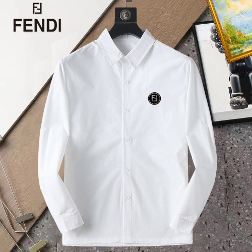 Fendi Shirts Long Sleeved For Men #1267778 $40.00 USD, Wholesale Replica Fendi Shirts