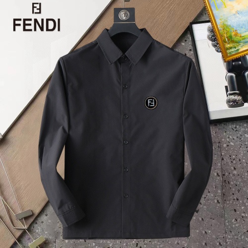 Fendi Shirts Long Sleeved For Men #1267780 $40.00 USD, Wholesale Replica Fendi Shirts