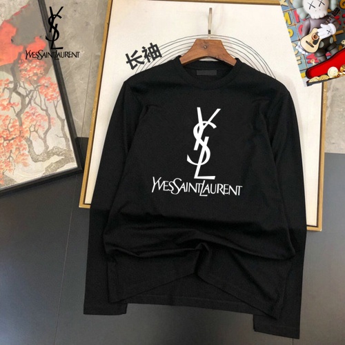 Yves Saint Laurent YSL T-shirts Long Sleeved For Unisex #1267815 $34.00 USD, Wholesale Replica Yves Saint Laurent YSL T-shirts