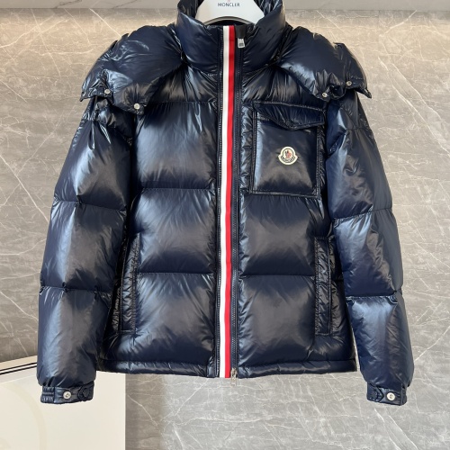 Moncler Down Feather Coat Long Sleeved For Men #1267818 $160.00 USD, Wholesale Replica Moncler Down Feather Coat