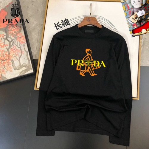 Prada T-Shirts Long Sleeved For Unisex #1267857 $34.00 USD, Wholesale Replica Prada T-Shirts