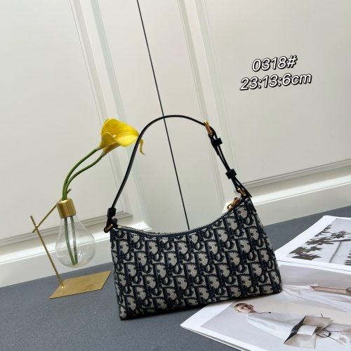 Replica Christian Dior AAA Quality Shoulder Bags For Women #1267858 $92.00 USD for Wholesale