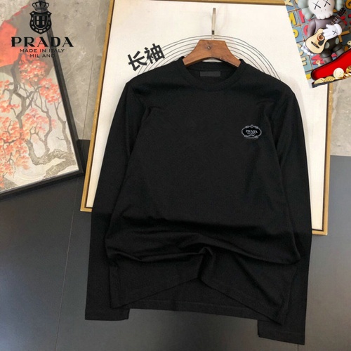 Prada T-Shirts Long Sleeved For Unisex #1267864 $34.00 USD, Wholesale Replica Prada T-Shirts