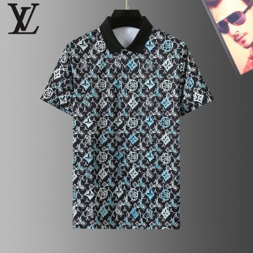 Louis Vuitton LV T-Shirts Short Sleeved For Men #1267889 $29.00 USD, Wholesale Replica Louis Vuitton LV T-Shirts