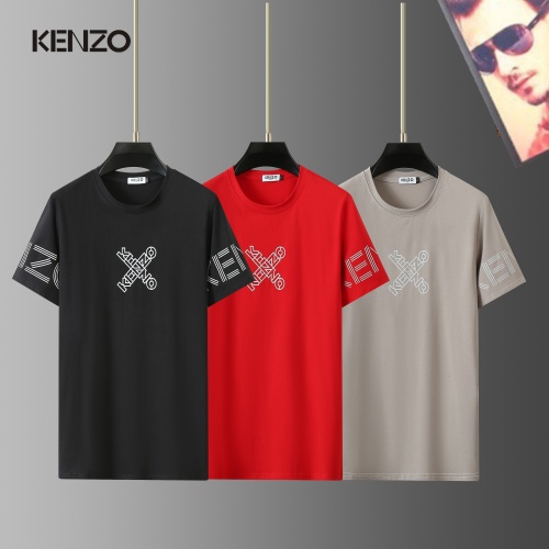 Replica Kenzo T-Shirts Short Sleeved For Men #1267894 $29.00 USD for Wholesale