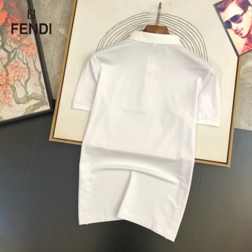 Replica Fendi T-Shirts Short Sleeved For Men #1267914 $29.00 USD for Wholesale