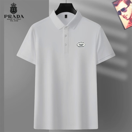 Prada T-Shirts Short Sleeved For Men #1267920 $29.00 USD, Wholesale Replica Prada T-Shirts