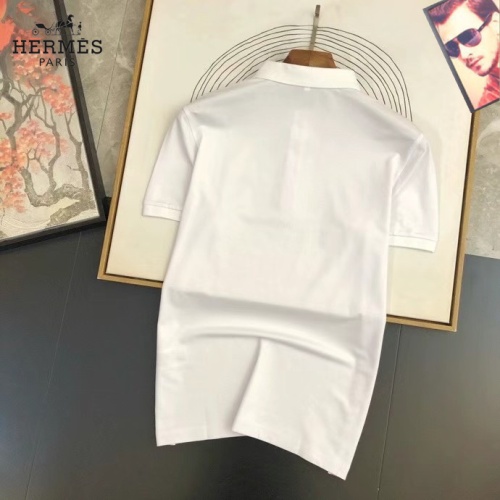 Replica Hermes T-Shirts Short Sleeved For Men #1267928 $29.00 USD for Wholesale