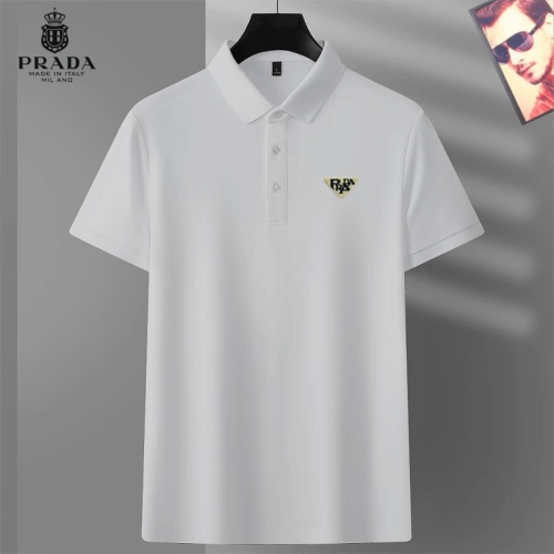 Prada T-Shirts Short Sleeved For Men #1267936 $29.00 USD, Wholesale Replica Prada T-Shirts