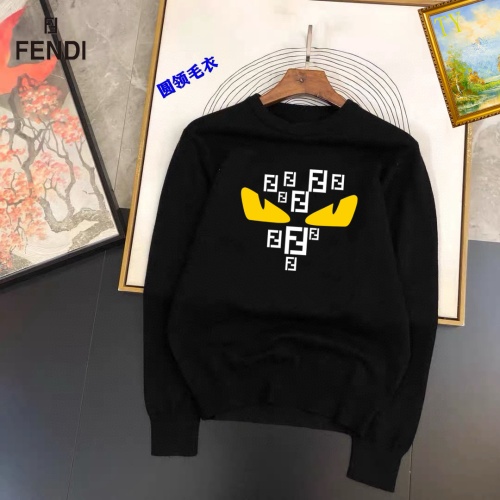 Fendi Sweaters Long Sleeved For Men #1267939 $42.00 USD, Wholesale Replica Fendi Sweaters