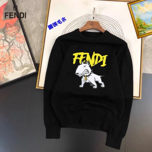 Fendi Sweaters Long Sleeved For Men #1267947 $42.00 USD, Wholesale Replica Fendi Sweaters