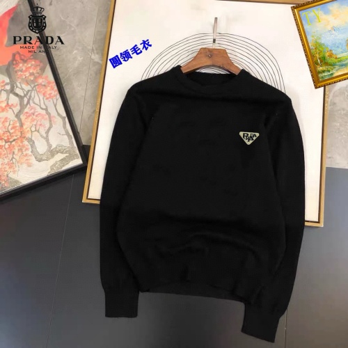 Prada Sweater Long Sleeved For Men #1267985 $42.00 USD, Wholesale Replica Prada Sweater