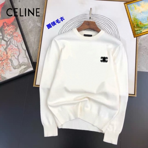 Celine Sweaters Long Sleeved For Men #1267986 $42.00 USD, Wholesale Replica Celine Sweaters